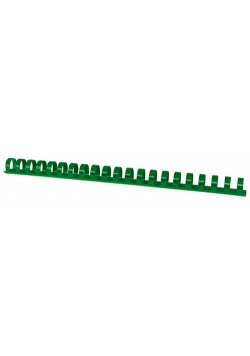 Grzbiety do bindowania Office Products A4 19 mm plastikowe 100 sztuk zielone