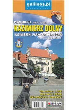 Kazimierz Dolny Plan miasta 1:10 000