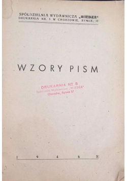 Wzory pism, 1946 r.