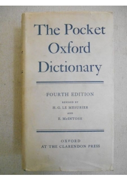 The Pocket Oxford  Dictionary
