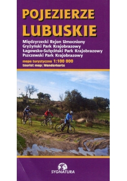 Pojezierze Lubuskie mapa turystyczna 1:100 000