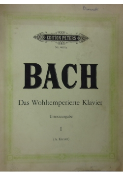 Das Wohltemperierte Klavier I