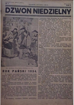 Dzwon niedzielny, 1934 r.