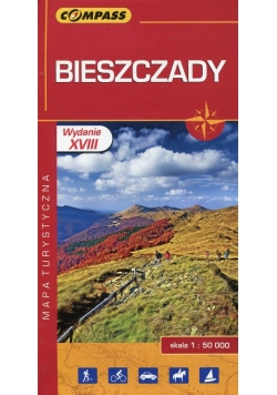 Bieszczady Mapa turystyczna 1:50 000