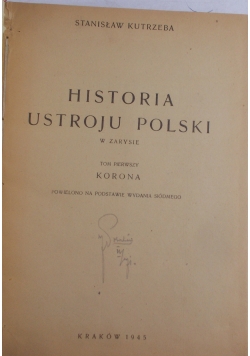 Historia Ustroju Polski Tom I, 1945 r.