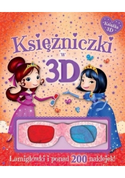 Księżniczki w 3D Książka z okularami