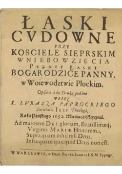 Łaski cudowne