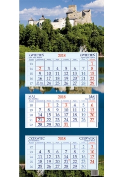 Kalendarz trójdzielny 2018 Czorsztyn