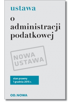 Ustawa o administracji podatkowej