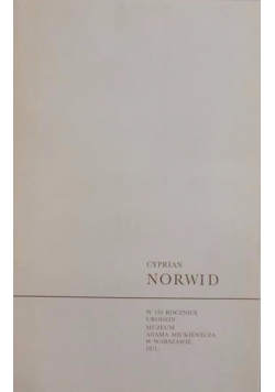 Cyprian Norwid w 150 rocznicę urodzin