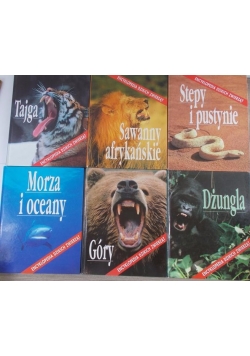 Encyklopedia dzikich zwierząt, zestaw 6 książek
