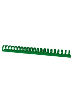 Grzbiety do bindowania Office Products A4 28,5 mm plastikowe 50 sztuk zielone