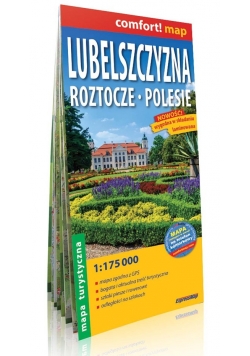 Lubelszczyzna, Roztocze, Polesie comfort! map laminowana mapa turystyczna