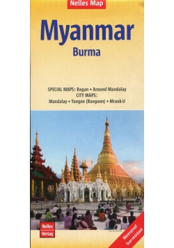 Myanmar Burma Mapa 1:1 500 000