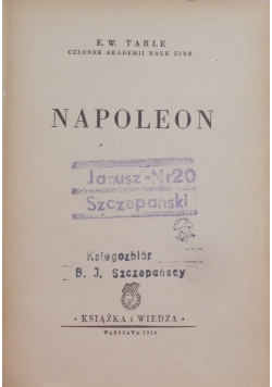 Napoleon, 1950 r.
