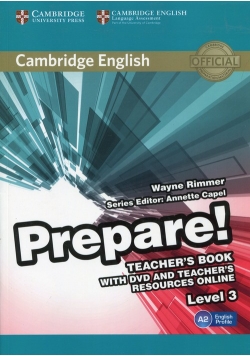 Prepare! 3 Teacher's Book with DVD and Teacher's Resources Online