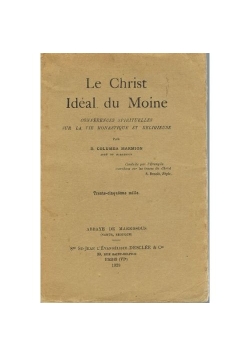 Le Christ Ideal du Moine, 1922 r.