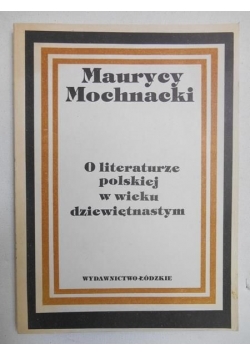 O literaturze polskiej w wieku dziewiętnastym