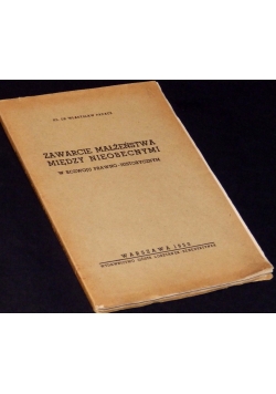 Zawarcie małżeństwa między nieobecnymi, 1950 r.