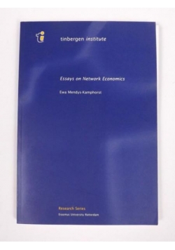 Essays on Network Economics