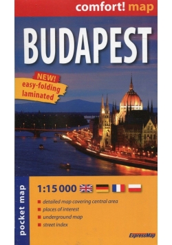 Budapest comfort! Map 1:15 000