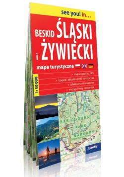 Beskid Śląski i Żywiecki Mapa turystyczna 1:50000