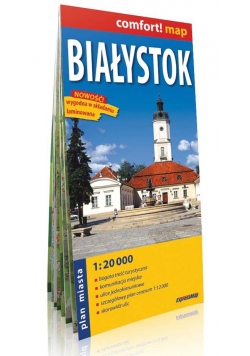 Białystok 1:20 000 laminowany plan miasta