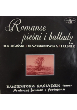 Romanse,pieśni i ballady, płyta winylowa
