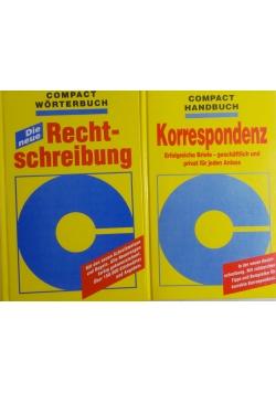 Compact worterbuch Rechtschreibung/  Compact handbuch Korrespondenz