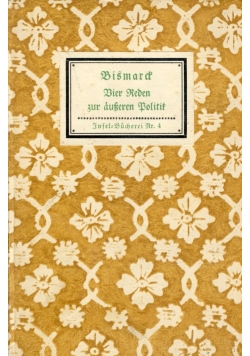 Vier Reden zur äußeren Politik, 1922 r.