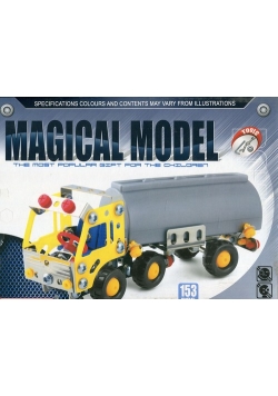 Magical Model Metalowa ciężarówka 153 części