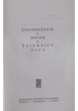 Zjednoczenie z Bogiem w Tajemnicy Ojca