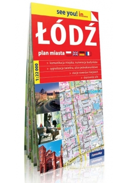 Łódź see you! in... papierowy plan miasta