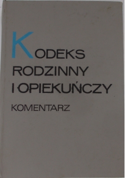 Kodeks rodzinny i opiekuńczy