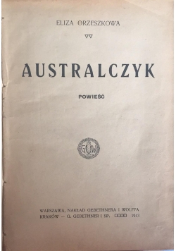 Australczyk, 1913 r.