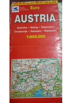 Austria mapa samochodowa 1:600000