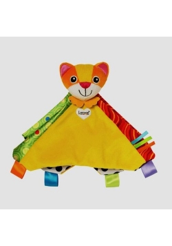 TOMY Lamaze Kotek na pluszowym kocyku