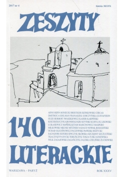 Zeszyty literackie 140/4/2017