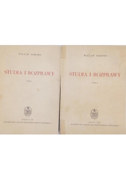 Studia i rozprawy - Tom I - II