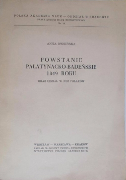 Powstanie Palatynacko-Badeńskie 1849 roku