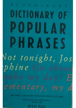 Dictionary of popular phrases