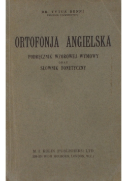 Ortofonja Angielska, 1942 r.