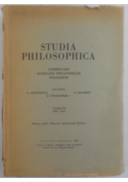 Studia Philosophica, 1948 r