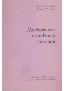 Mechaniczne urządzenia sterujące