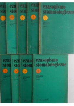 Czasopismo stomatologiczne - Zestaw 9 czasopism