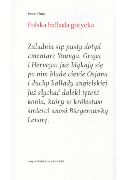 Polska ballada gotycka