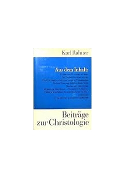 Beitrage zur Christologie