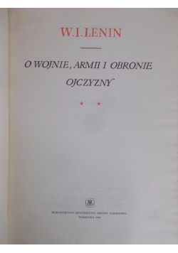 O wojnie, armii i obronie ojczyzny