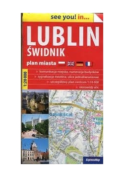 Lublin Świdnik plan miasta 1:20 000