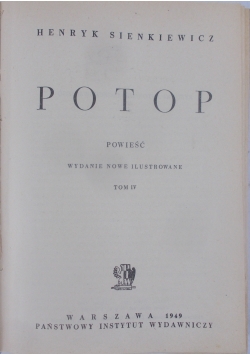 Potop, tom IV-VI, 1949 r.